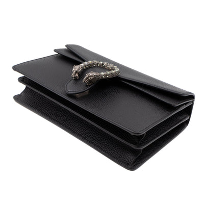 Dionysus Small Black Leather