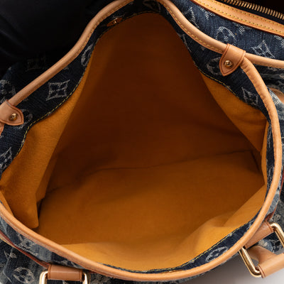 Porte Epaule Cruise Raye Cabas GM Blue Denim