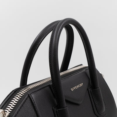 Antigona Small Black Leather