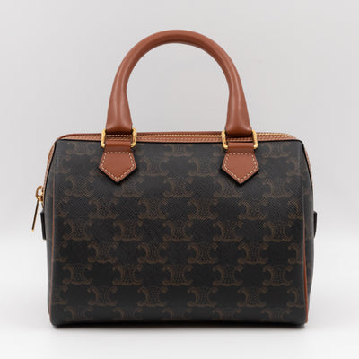Small Boston Bag Triomphe Canvas