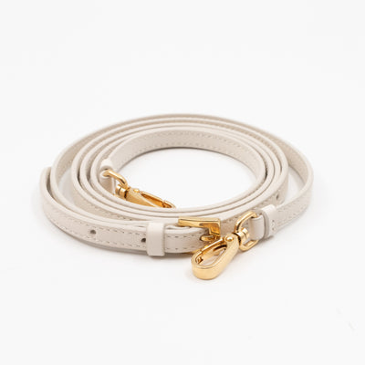 Wander Micro Hobo Bag White Matelassé Nappa Leather