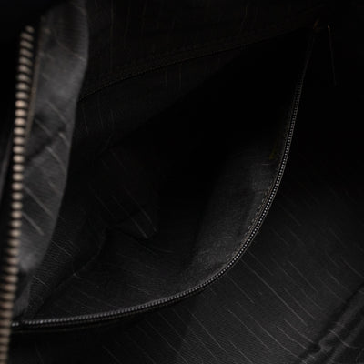 Bowling Bag Black Washed Leather