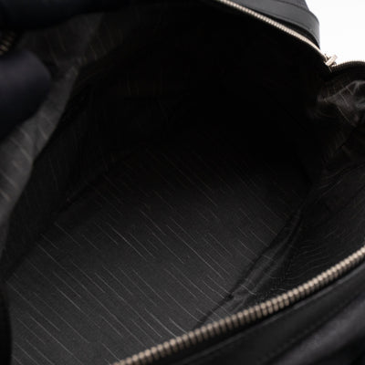 Bowling Bag Black Washed Leather