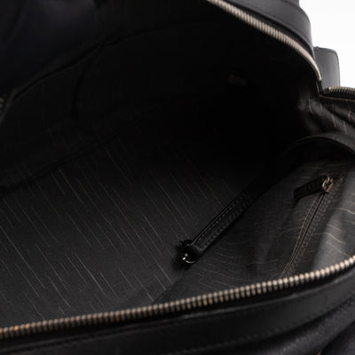 Bowling Bag Black Washed Leather