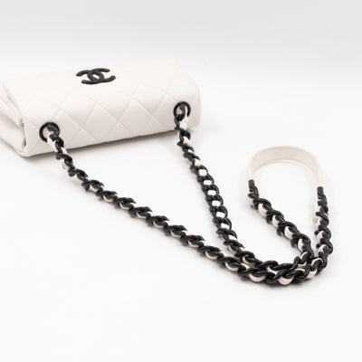 My Everything Flap Bag Mini White Caviar