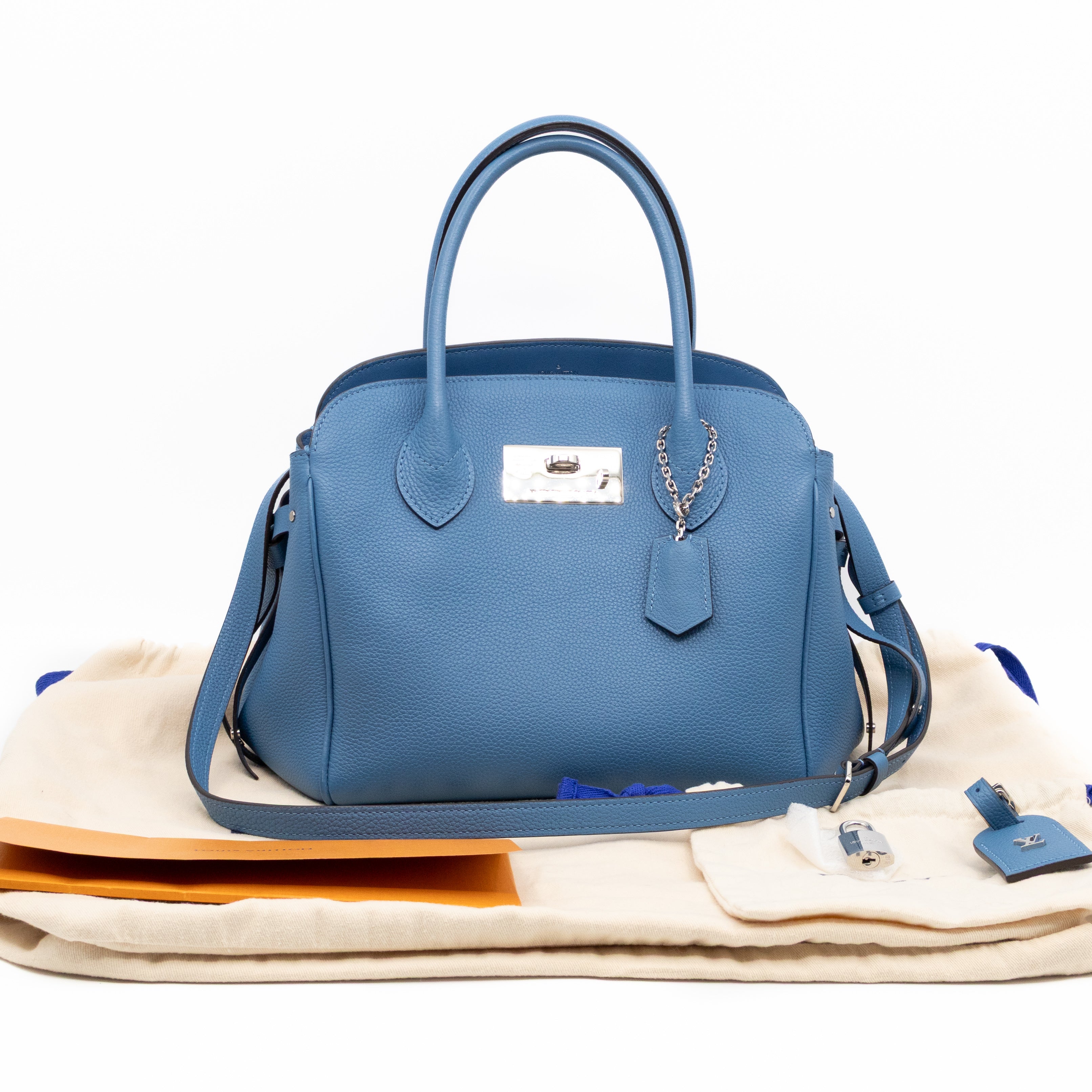 Milla PM Bleu Denim Veau Nuage Leather