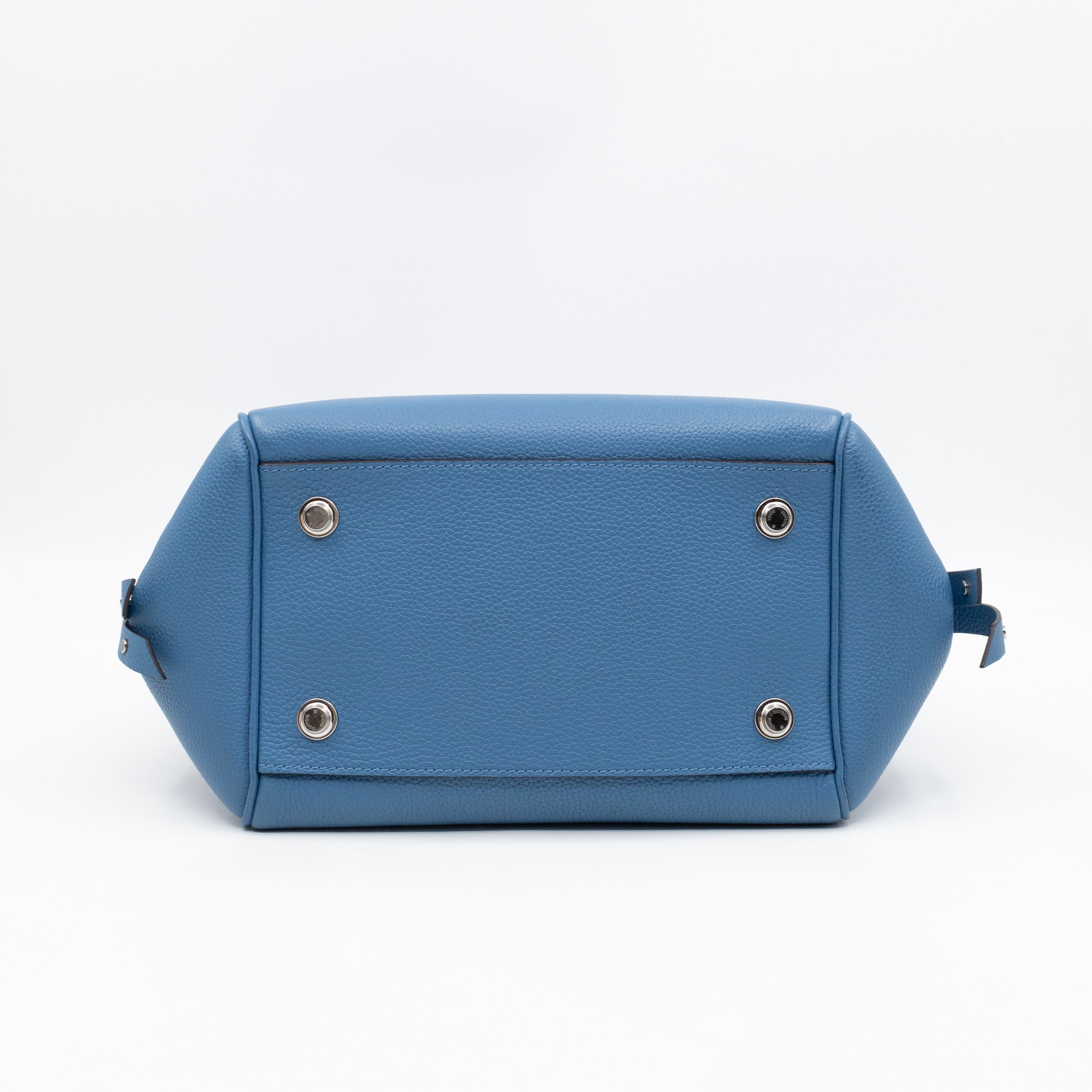 Milla PM Bleu Denim Veau Nuage Leather