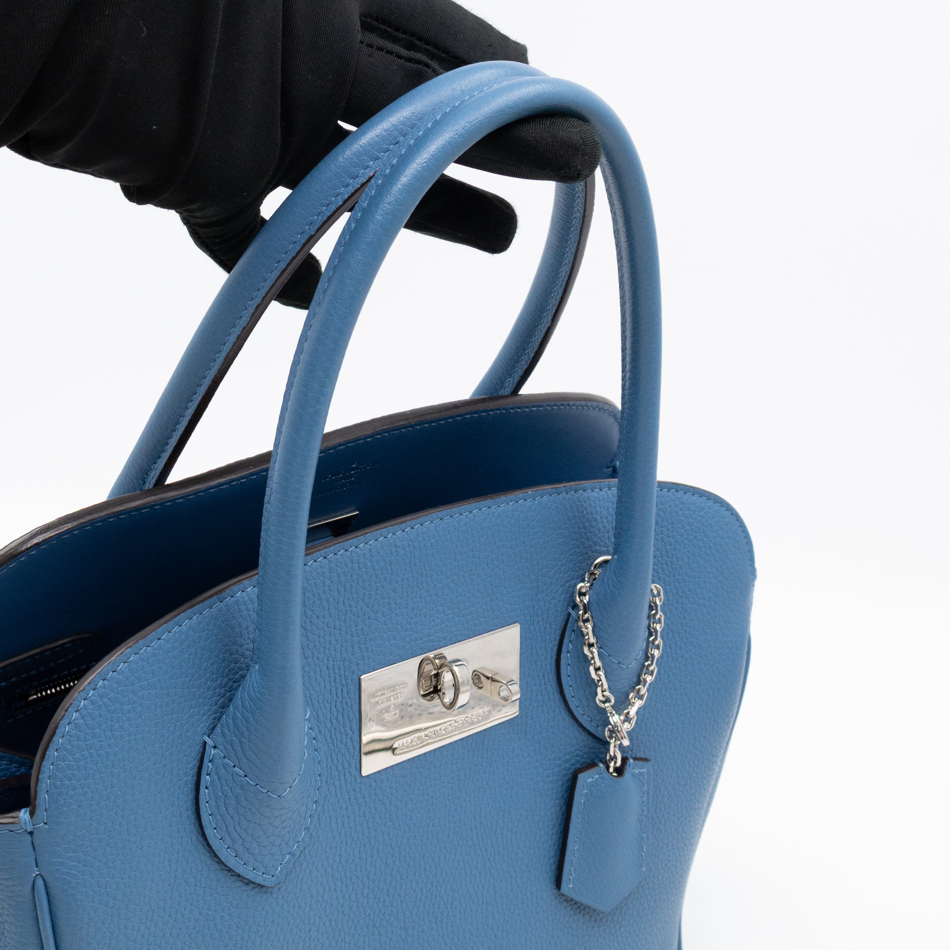 Milla PM Bleu Denim Veau Nuage Leather