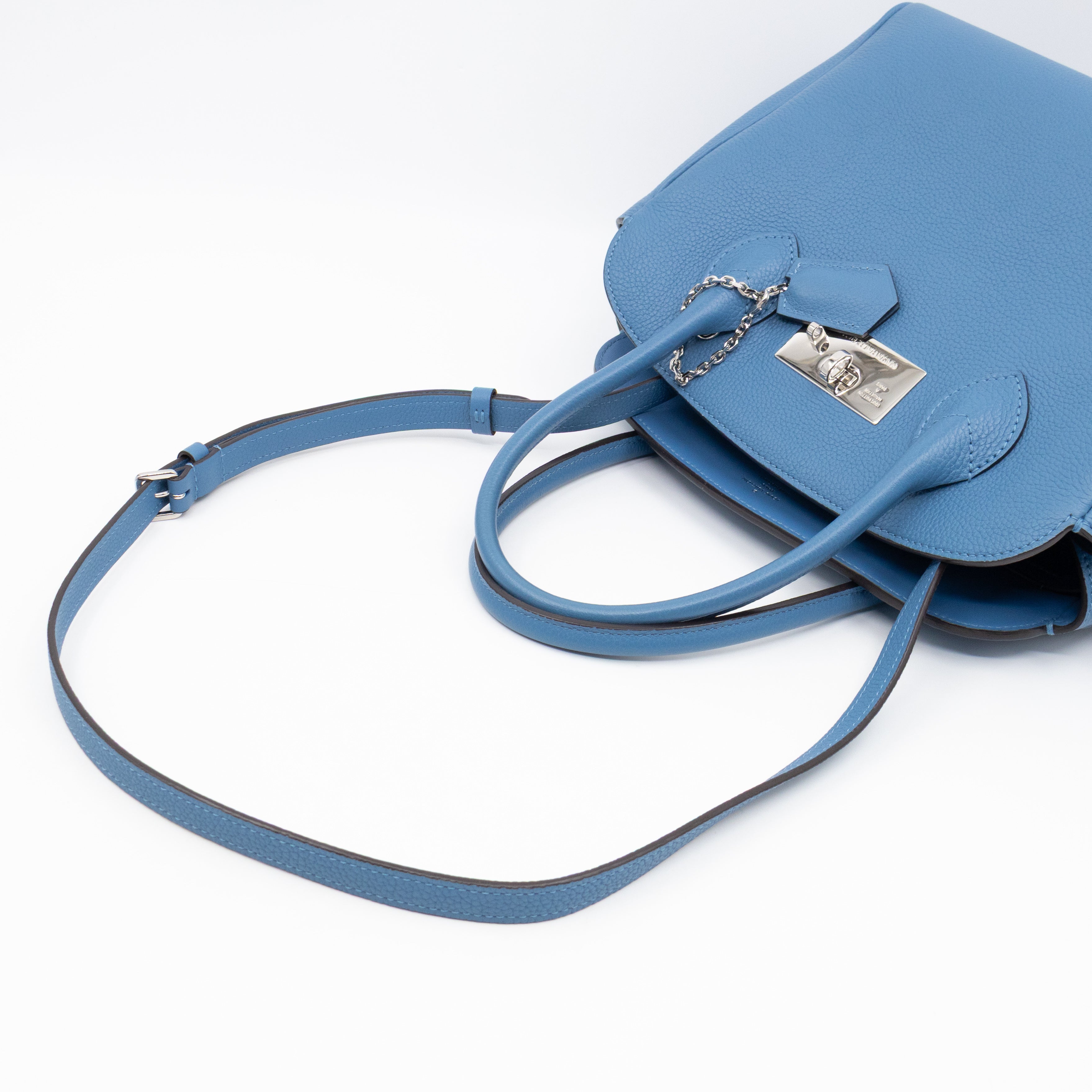 Milla PM Bleu Denim Veau Nuage Leather