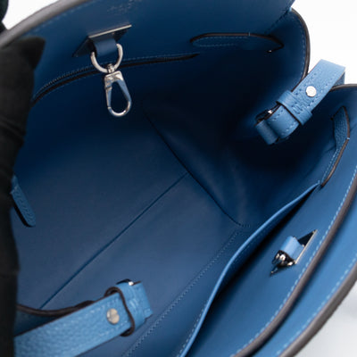 Milla PM Bleu Denim Veau Nuage Leather