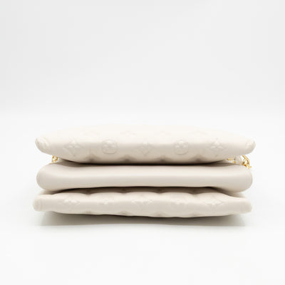 Coussin PM Creme White Leather