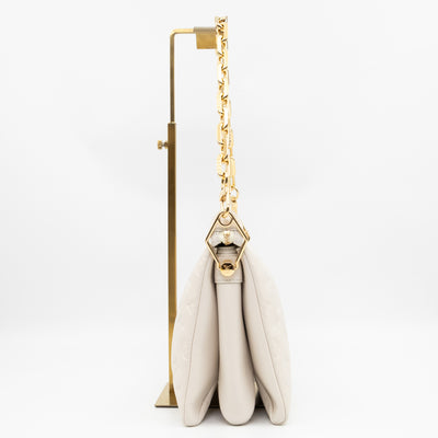 Coussin PM Creme White Leather
