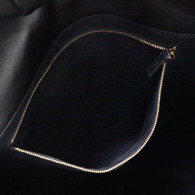 Icare Maxi Shopping Tote Black Leather