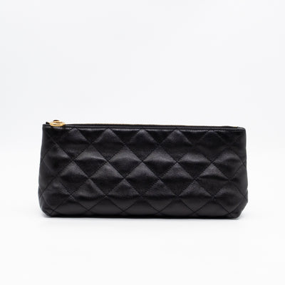 Icare Maxi Shopping Tote Black Leather