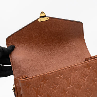 Pochette Metis Cognac Monogram Empreinte Leather