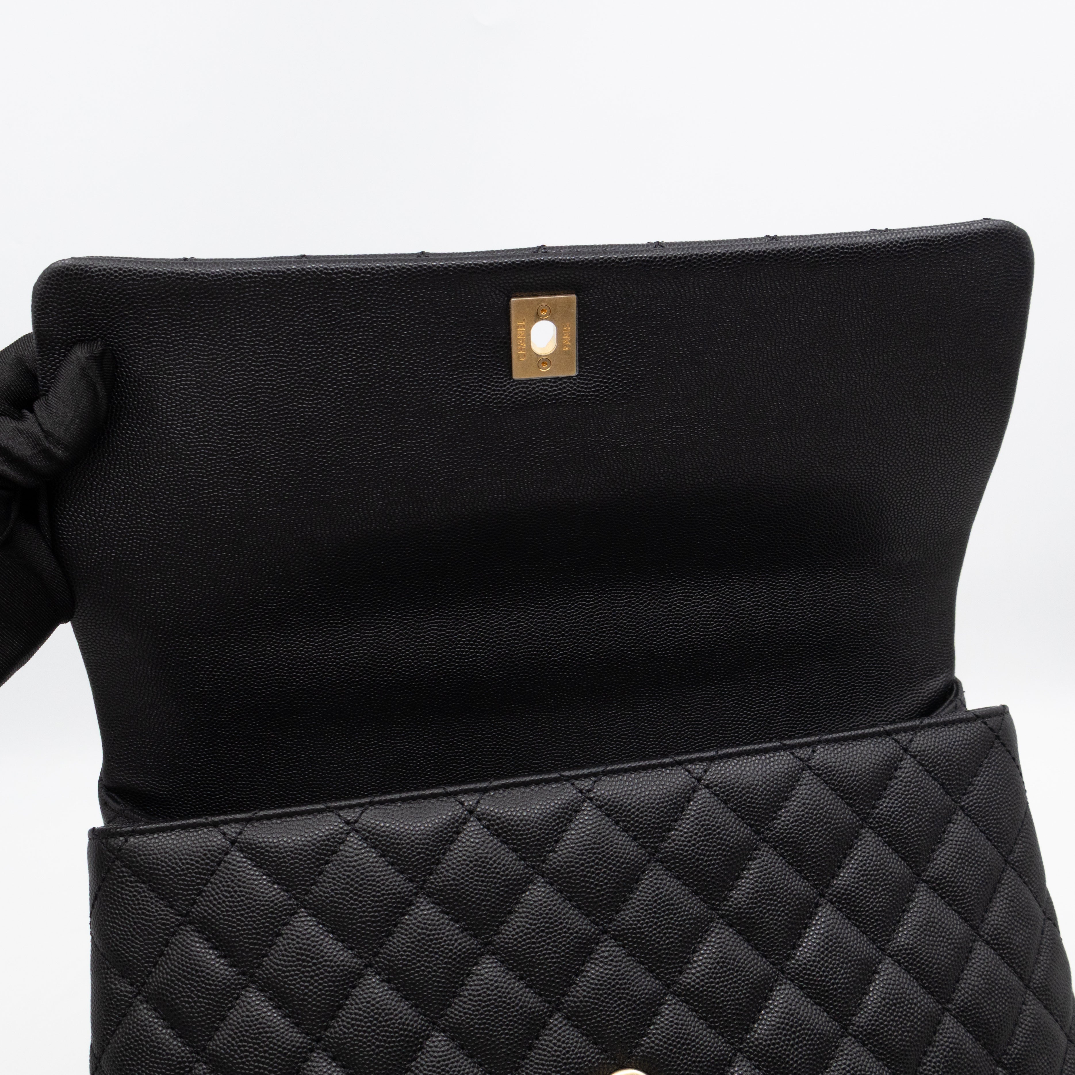 Coco Handle Large Black Caviar