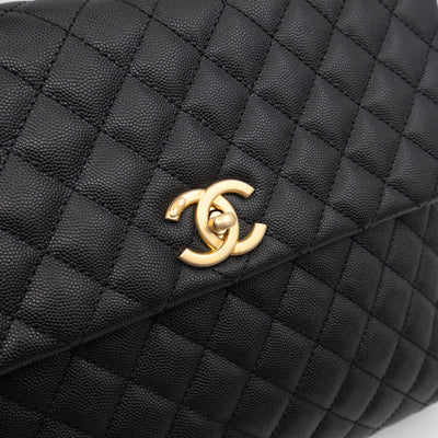 Coco Handle Large Black Caviar