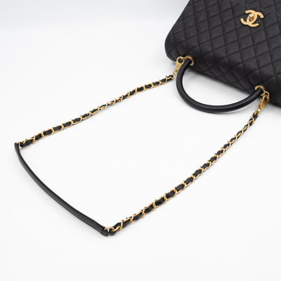 Coco Handle Large Black Caviar