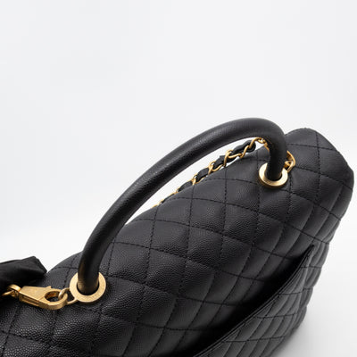 Coco Handle Large Black Caviar