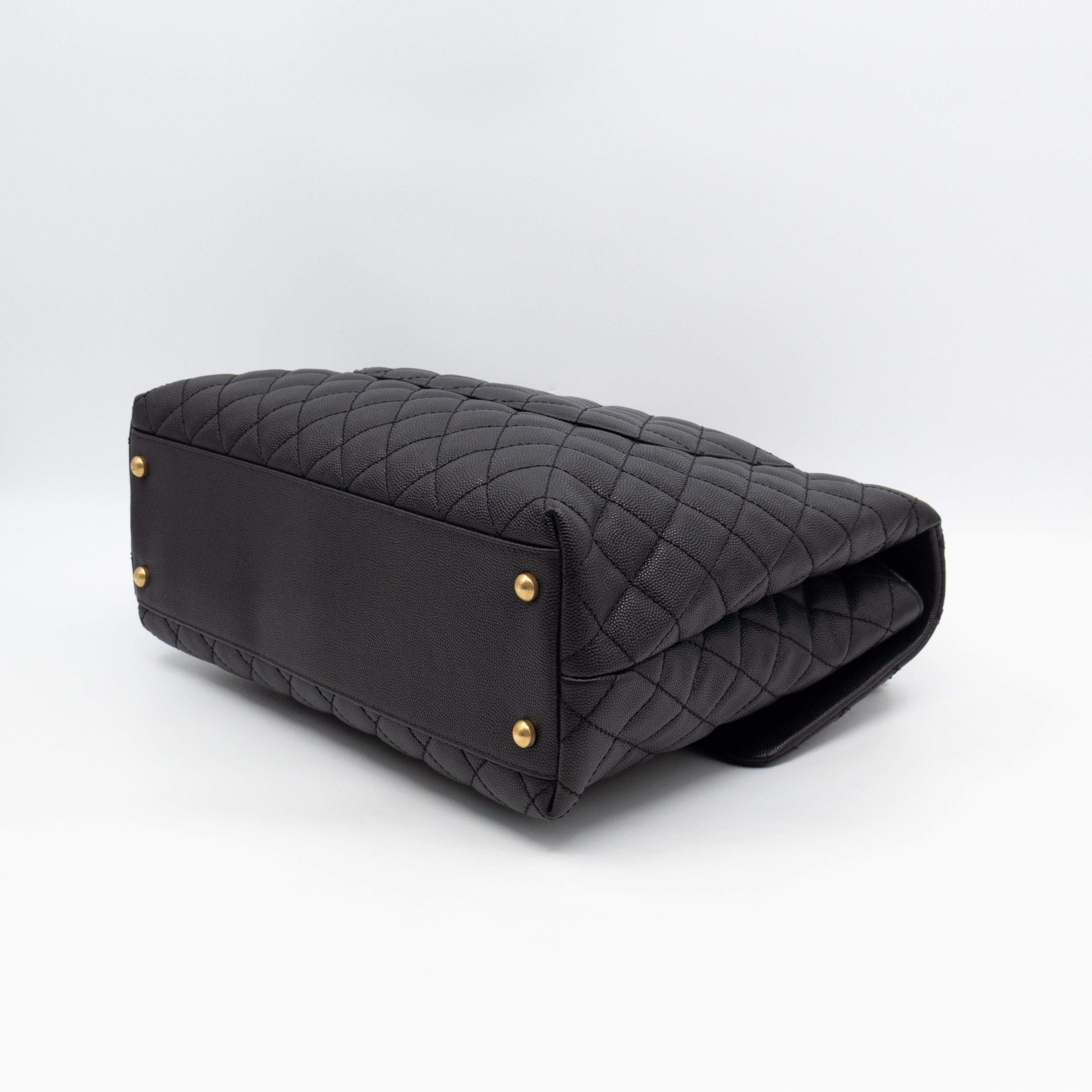 Coco Handle Large Black Caviar