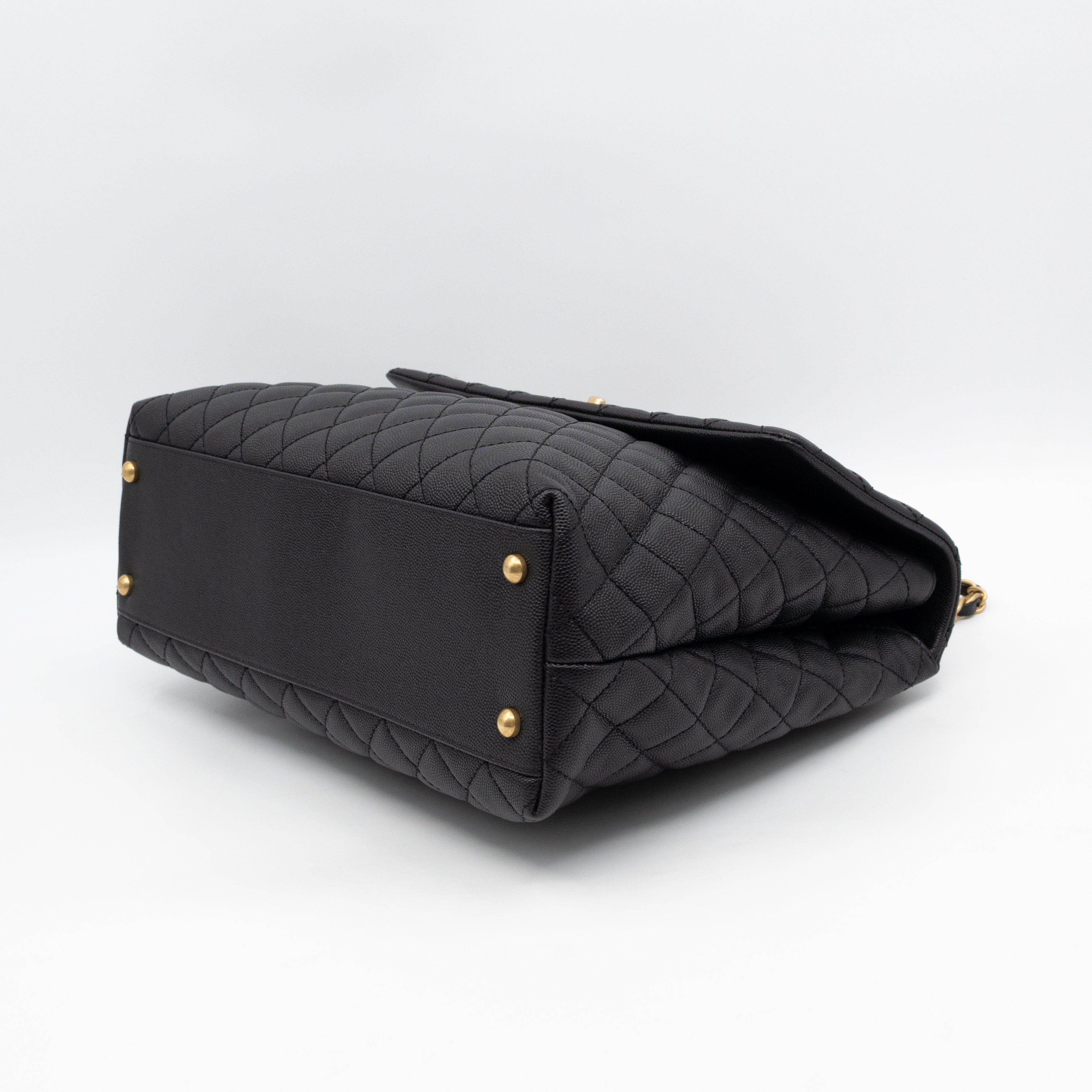 Coco Handle Large Black Caviar