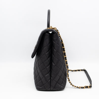 Coco Handle Large Black Caviar