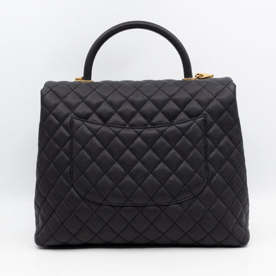 Coco Handle Large Black Caviar