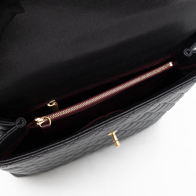 Coco Handle Large Black Caviar