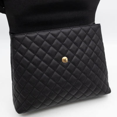 Coco Handle Large Black Caviar