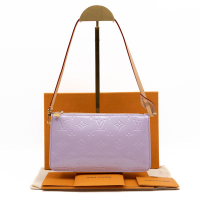 Lexington Pochette Lilac Vernis Leather
