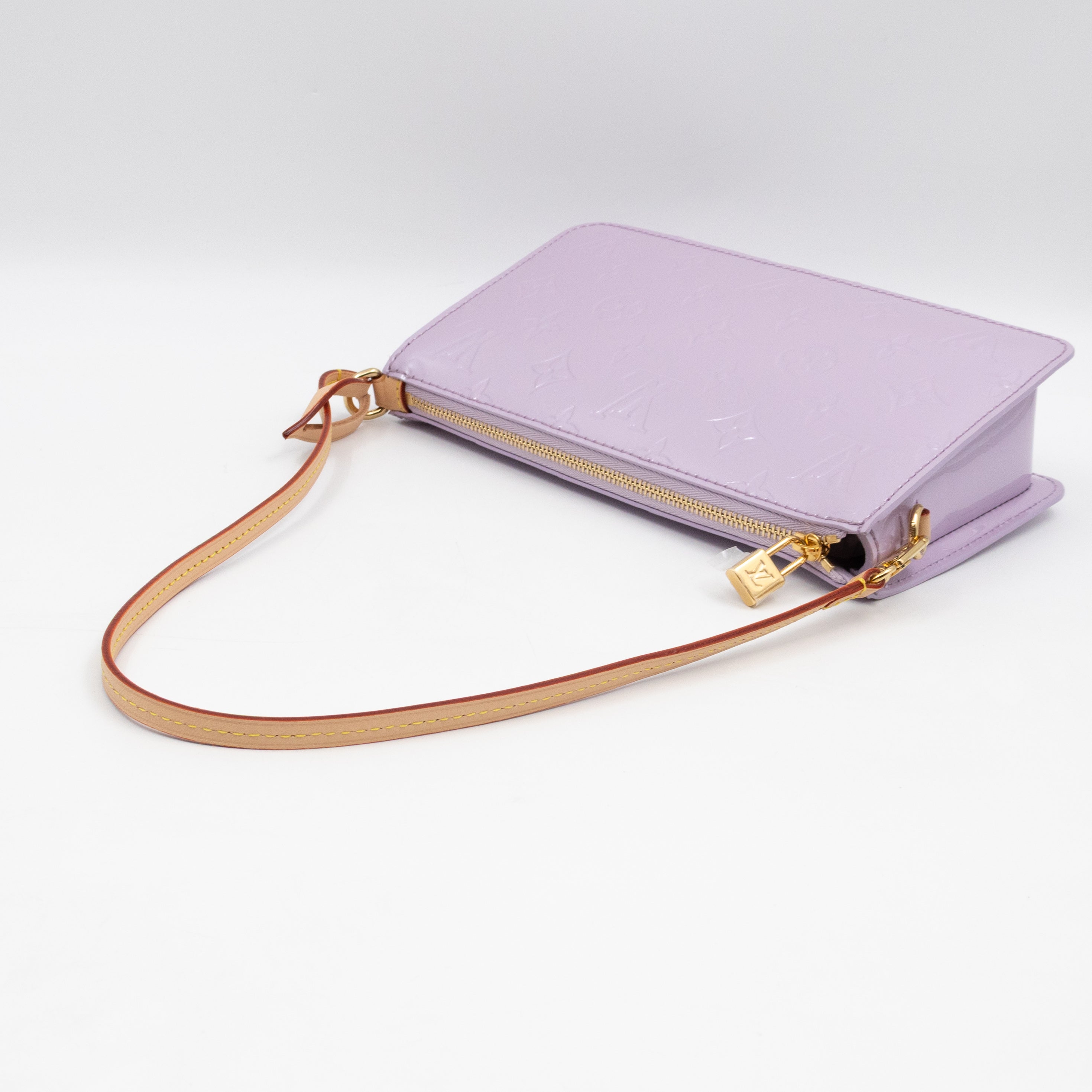 Lexington Pochette Lilac Vernis Leather
