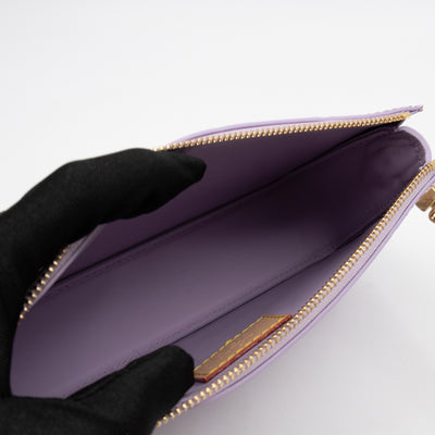 Lexington Pochette Lilac Vernis Leather
