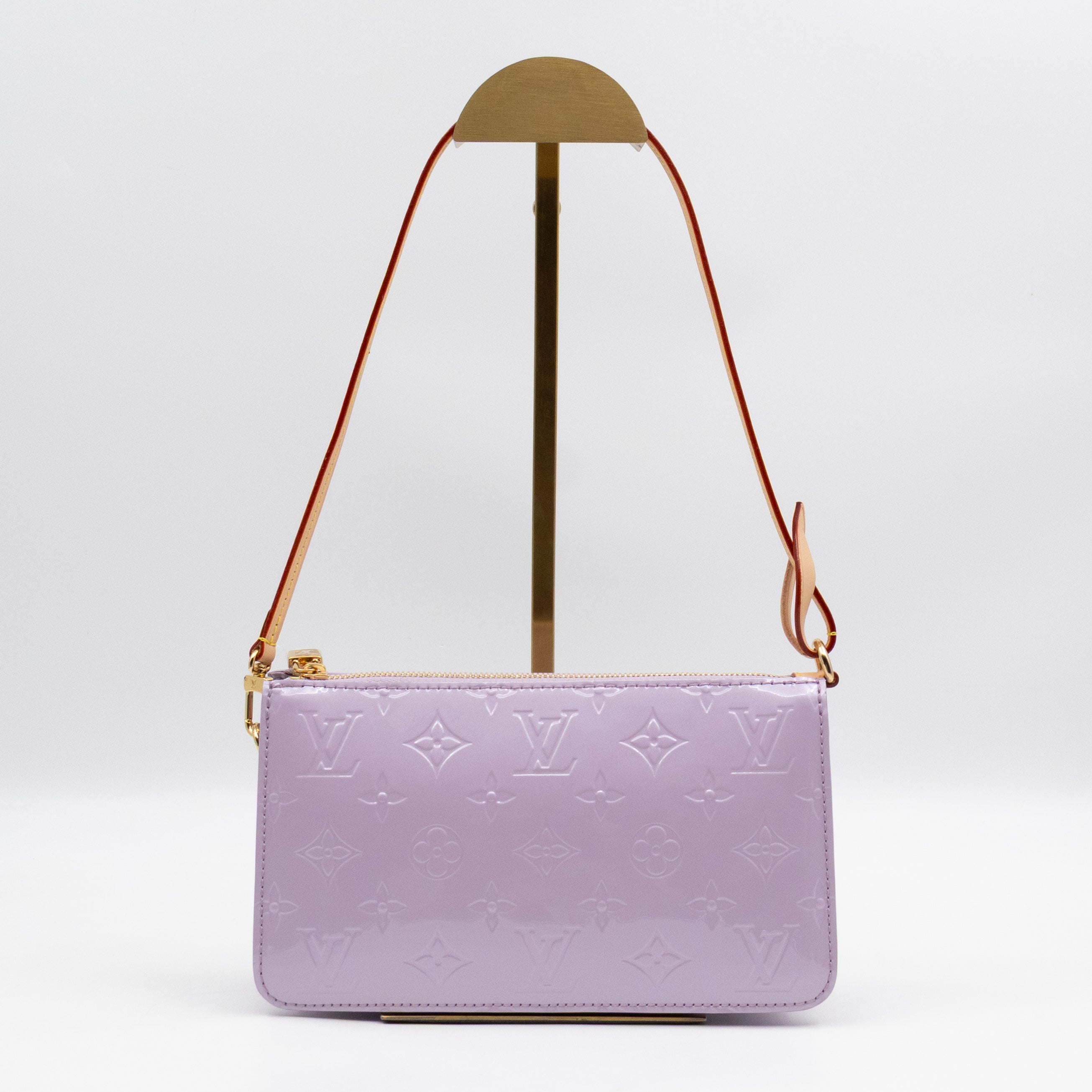 Lexington Pochette Lilac Vernis Leather