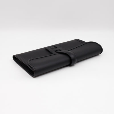 Jige Elan 29 Clutch Black Swift Leather