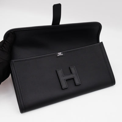 Jige Elan 29 Clutch Black Swift Leather