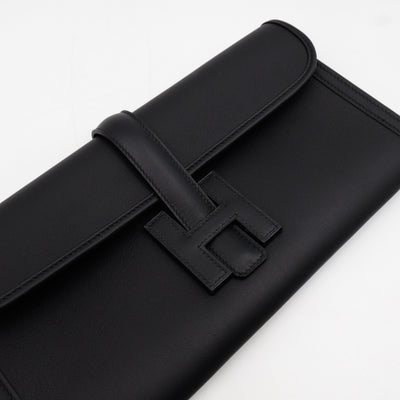 Jige Elan 29 Clutch Black Swift Leather