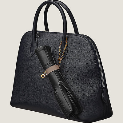 Kelly Glove Clip Black Leather Gold