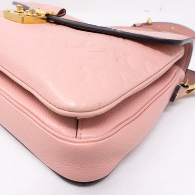 Pochette Metis Monogram Empreinte Rose Poudre