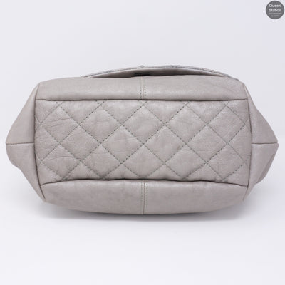 Quilted Soft Flap Medium Shoulder Bag