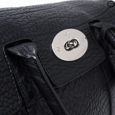 Bayswater Large Black Leather
