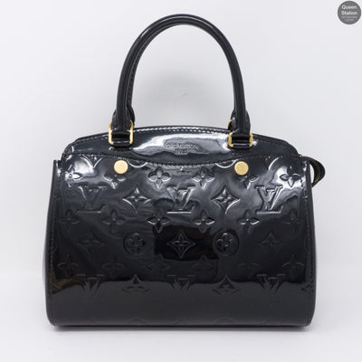 Brea PM Black Vernis Leather