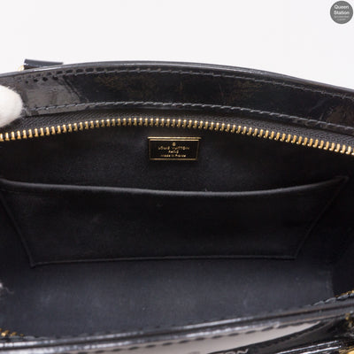 Brea PM Black Vernis Leather