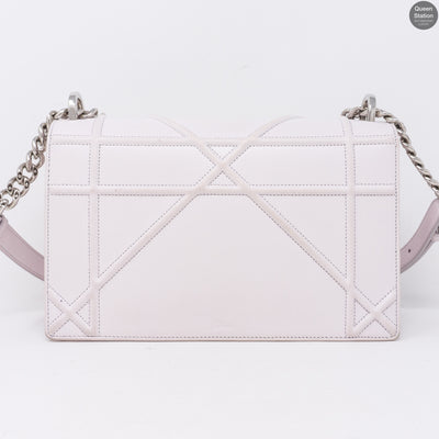 Diorama Medium Flap Bag Light Pink Leather