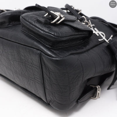 Small Festival Backpack Black Leather