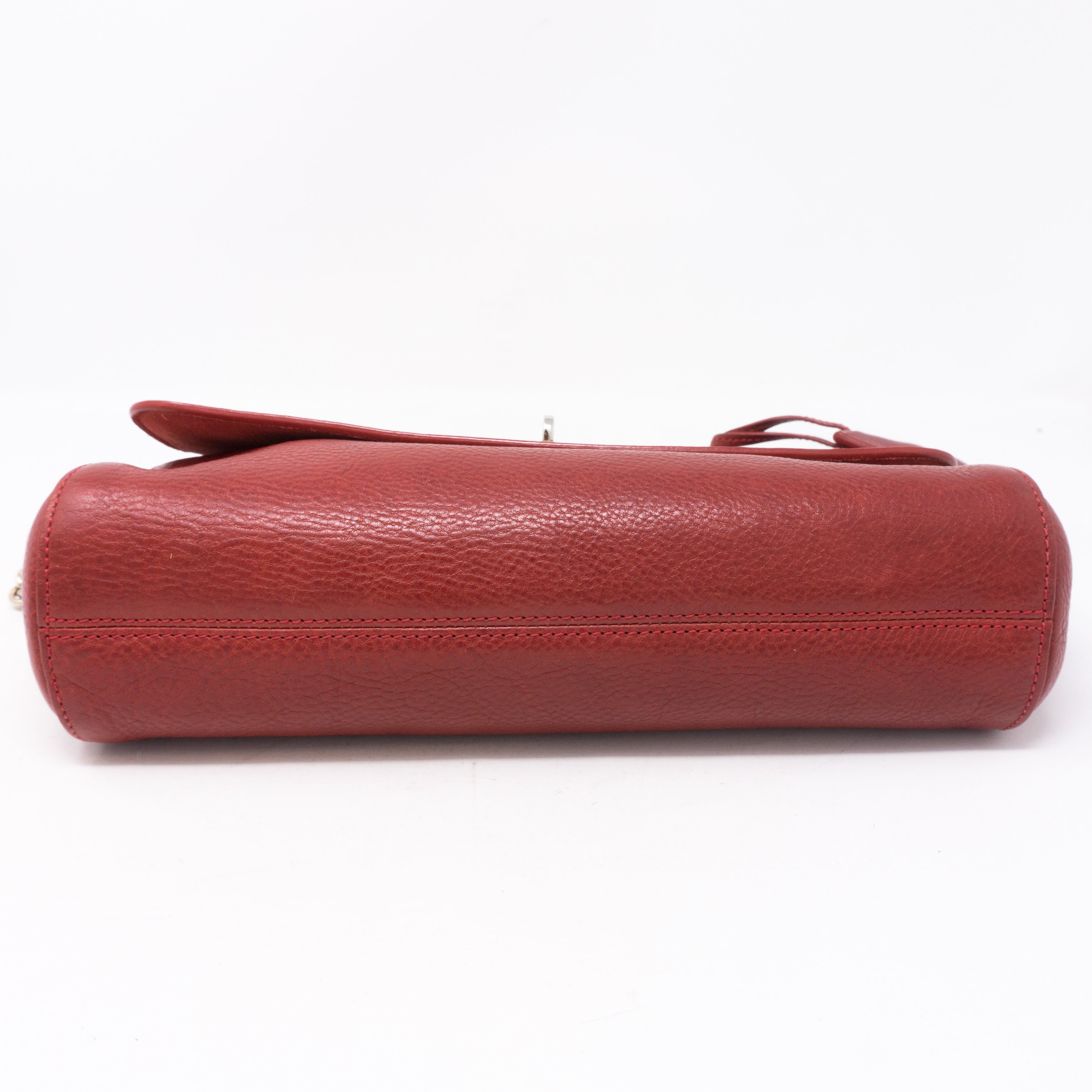 Lily Medium Red Leather