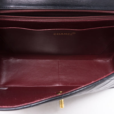 Vintage Black Jumbo XL Flap Bag