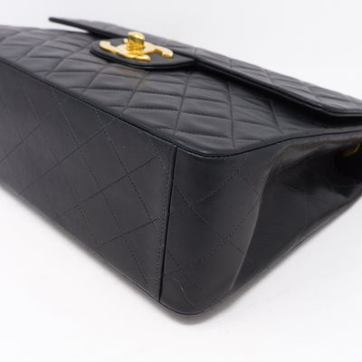 Vintage Black Jumbo XL Flap Bag