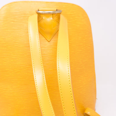 Gobelines Backpack Yellow Epi Leather