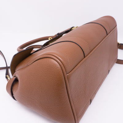 Small Bayswater Satchel Brown Leather