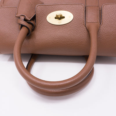 Small Bayswater Satchel Brown Leather